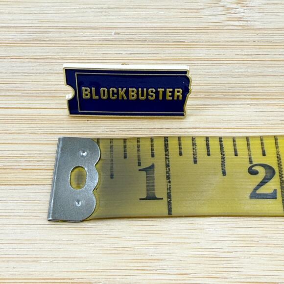 Blockbuster Enamel Pin, Pure 90s Nostalgia, Y2K - Picture 4 of 4